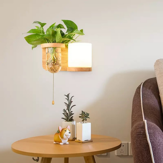 Green Dreams Plant Wall Lamp