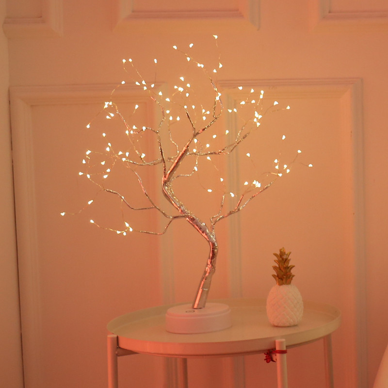 Christmas Fairy Bonsai LED Lamp