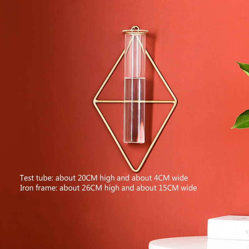 Geometric Wall Hydroponic Vase